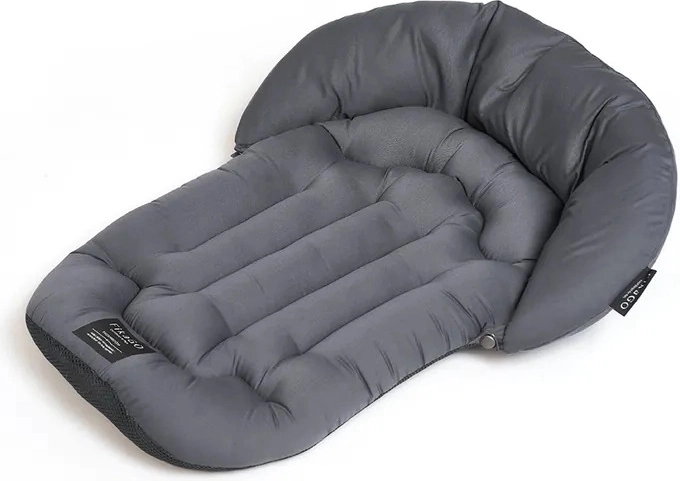 FIKAGO puha párnázott betét babakocsiba hold alakú párnával – mushroom grey M