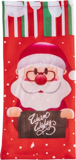 Karácsonyi palackhuzat Santa Claus 30 × 14 cm