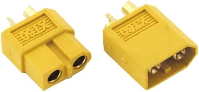 XT60 tápcsatlakozó pár (aljzat + dugó)