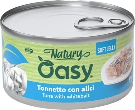 Oasy Natury Soft Jelly – tonhal szardellával 85 g
