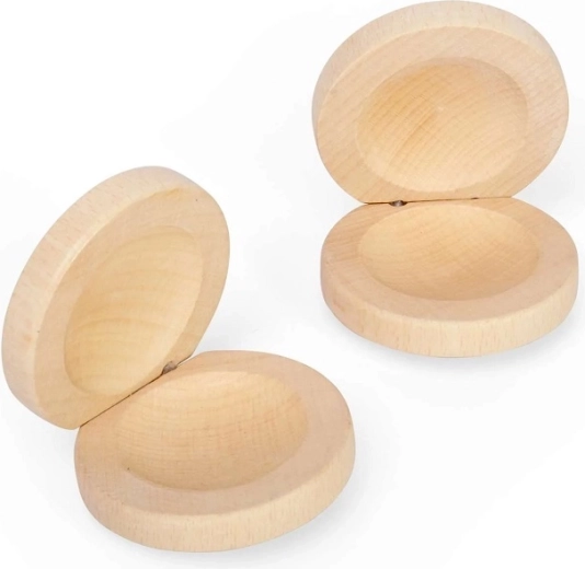 Bigjigs Toys kasztanyetta természetes fából
