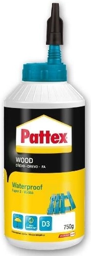 Vízálló fa ragasztó D3 750 g PATTEX Super 3