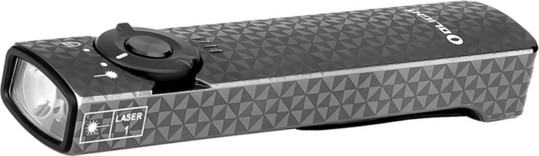 Olight Arkfeld Pinwheel Gunmetal Grey zseblámpa zöld lézerrel