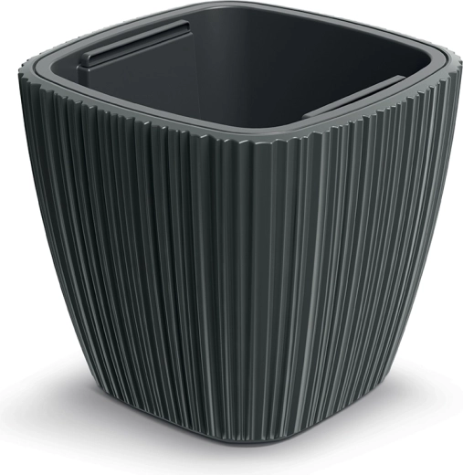 ORO virágcserép 29 cm sötétszürke