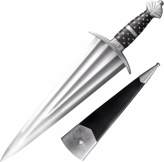 Cold Steel cinquedea gyűjtői kard 36,8 cm, rózsafa és bőrtok