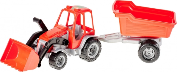 Traktor rakodóval és pótkocsival - 138-as modell