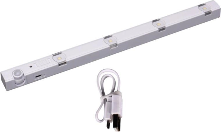 RETLUX 29 cm-es lineáris LED-lámpatest PIR érzékelővel