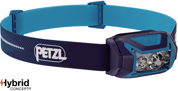 Petzl Actik Core kék, tölthető fejlámpa