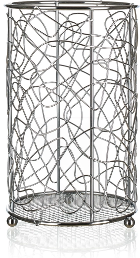 VANITY evőeszköztartó állvány, króm, átmérő 11 cm, magasság 18 cm