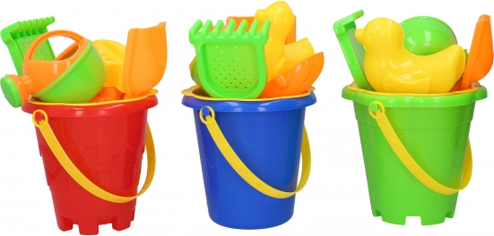 Színes homokozó készlet 7 db