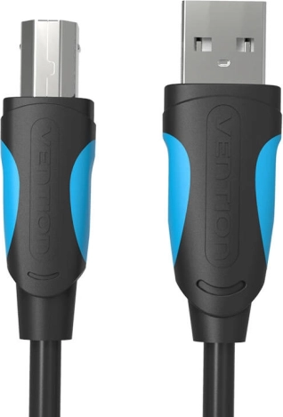 USB 2.0 A–USB-B nyomtatókábel Vention VAS-A16-B100 1 m fekete