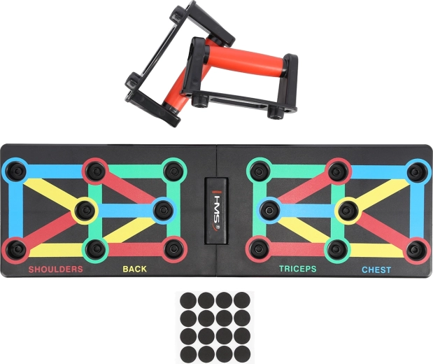 Multifunkciós összecsukható fekvőtámasz tábla HMS PU12