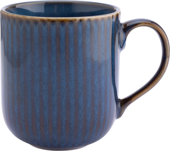 Altom Design kerámia bögre Reactive Stripes 400 ml, kék