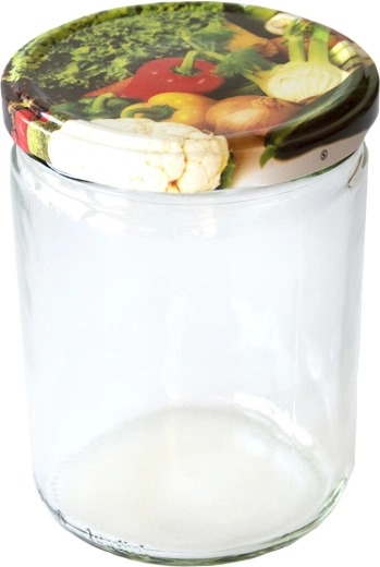 440 ml-es TWIST 82 befőttesüveg tetőkkel, vegyes dekorral (8 db)