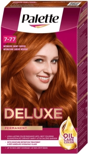 Palette Deluxe 7-77 intenzív ragyogó réz hajfesték 50 ml