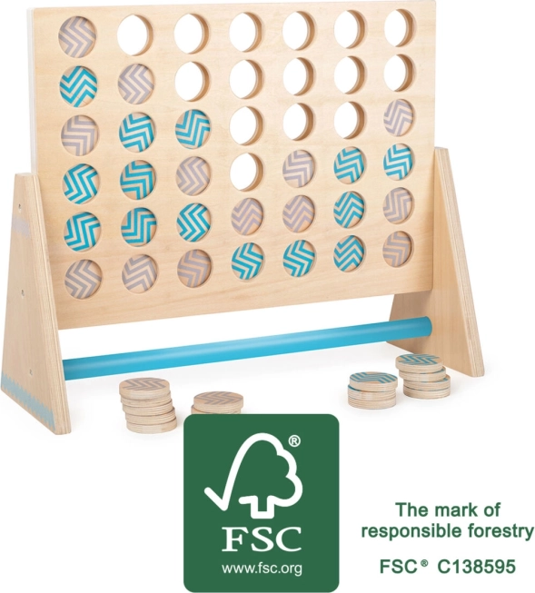 Fa játék Négy a sorban XXL