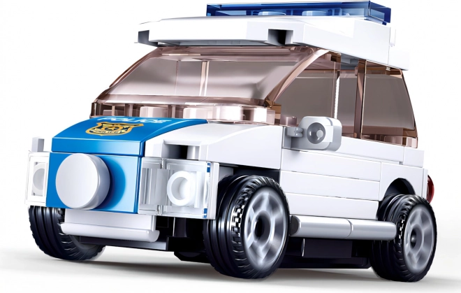 Sluban felhúzós rendőrautó