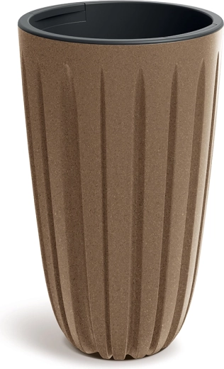 Wario Eco Wood virágtartó 29 cm naturo