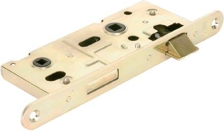 Beépíthető zár K111 WC 72/60 jobbos-balos, fehér cink, 6×6 mm négyszög