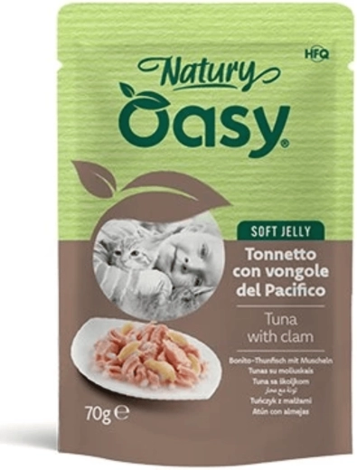 Oasy Nature Soft Jelly – tonhal kagylóval zselében 70 g