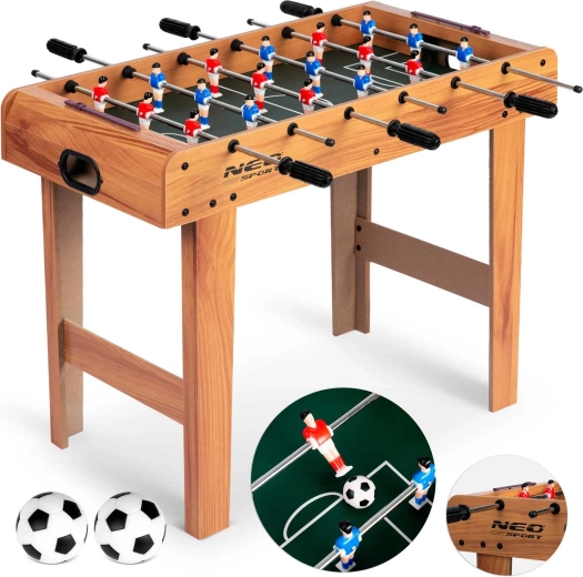 NEO SPORT fa asztali fociasztal 70 × 37 × 62 cm