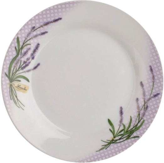 Levendula mintás porcelán desszerttányér 19 cm
