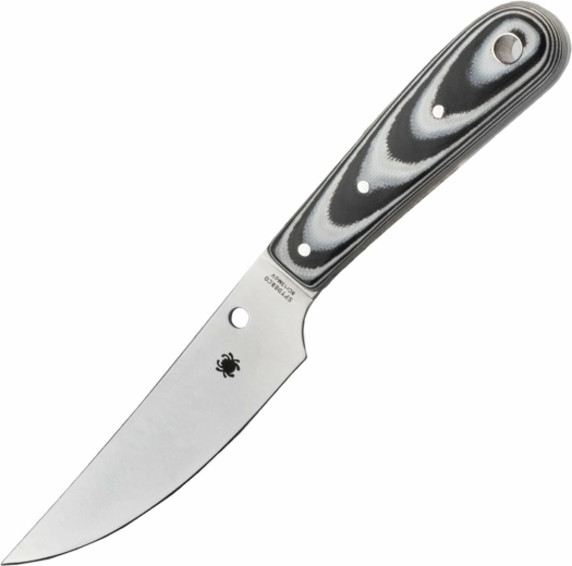 Spyderco Bow River kompakt outdoor kés 11 cm G10 markolattal, bőr tokkal