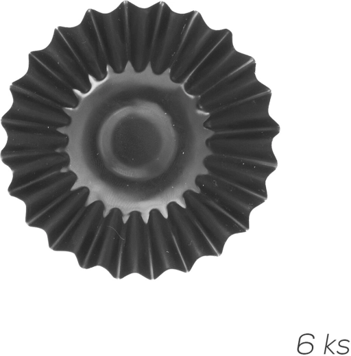 Fém tartaletka formák 5,5 cm (6 db)