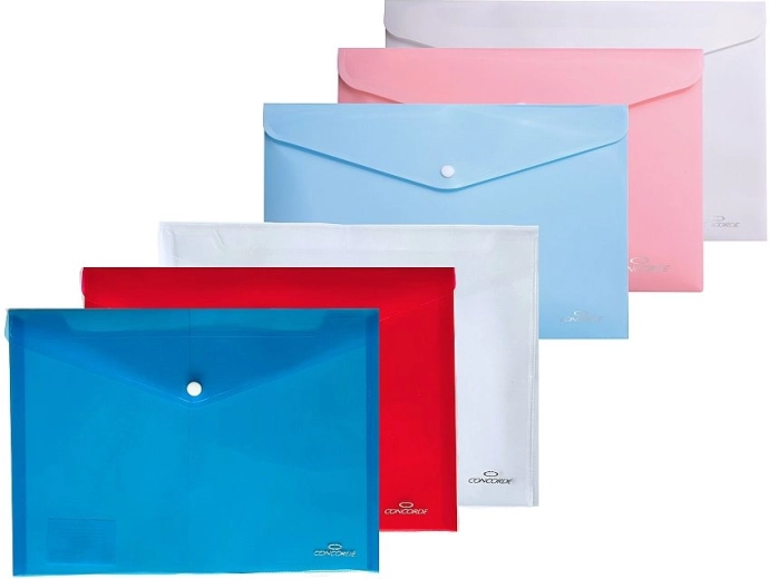 Pattintós A5 irattartó mappa – színes mix