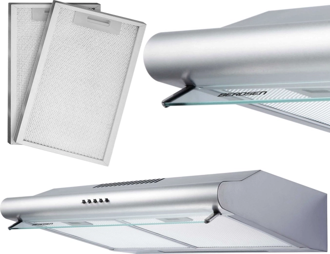 60 cm-es pult alatti páraelszívó Berdsen BE-10A Inox