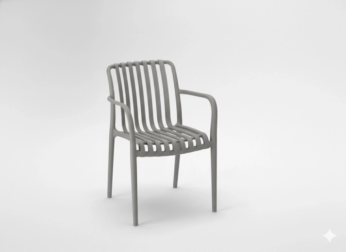 Szürke kerti szék UV-szűrővel