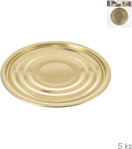 Bádogozott fedél konzervdobozhoz 11 cm (5 db)