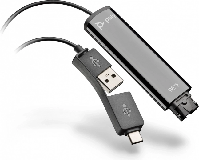 Poly DA75 USB–QD adapter