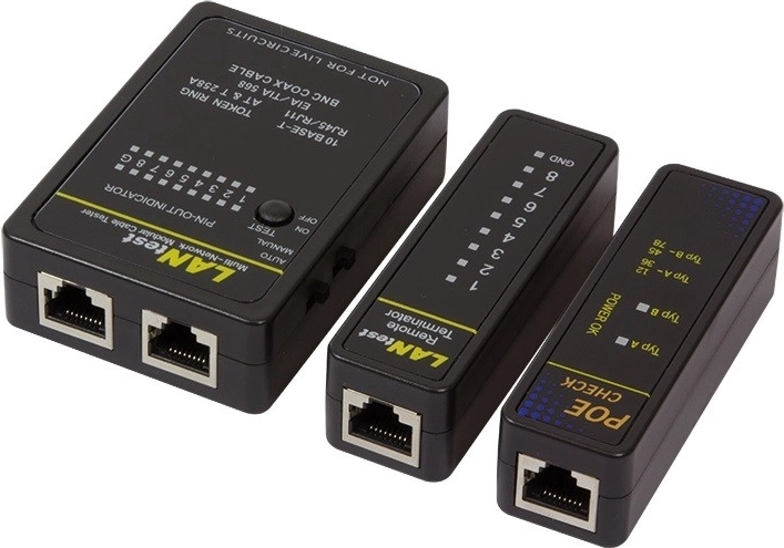 PoE-s hálózati kábelteszter