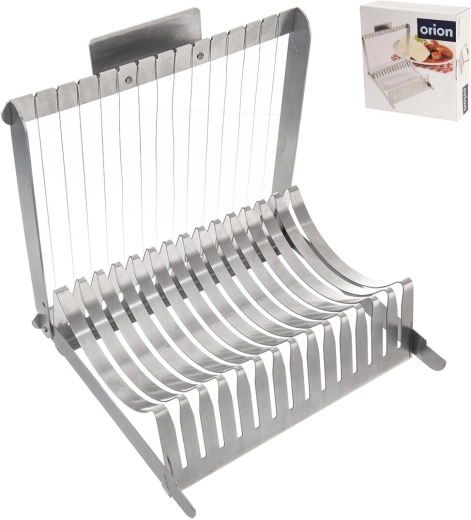 Rozsdamentes knédliszeletelő 21 × 21 × 7 cm