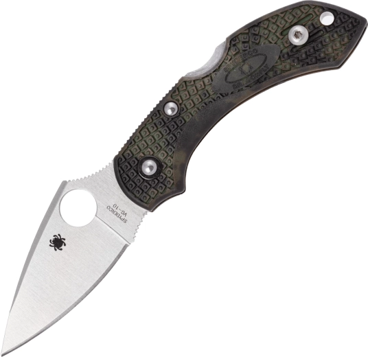 Spyderco Dragonfly 2 Lightweight Green Zome zsebkés, 5,8 cm