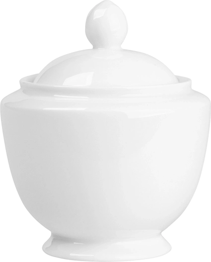 MariaPaula Klasyka klasszikus fehér porcelán cukortartó 330 ml