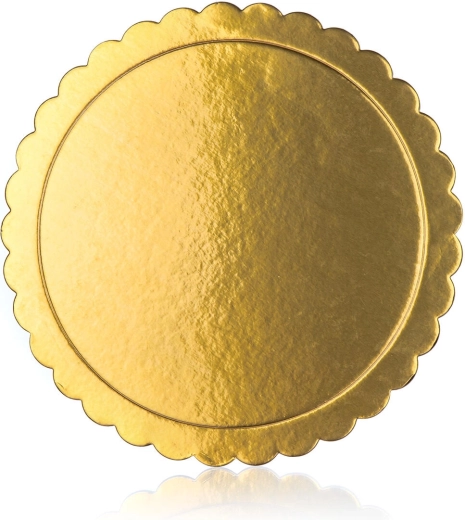 Kétoldalas arany tortaalátét, 30 cm