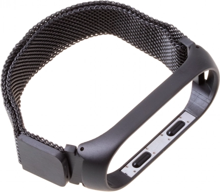 Xiaomi Mi Band 3/ Xiaomi Mi Band 4 mágneses szíj - fekete