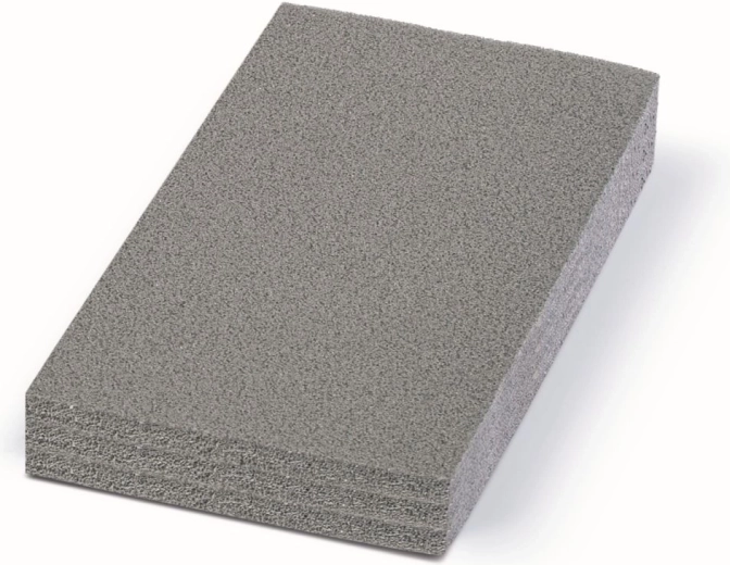 Habbetét bőröndbe 28,5 × 15,5 × 3 cm – szürke, formázható védőhab