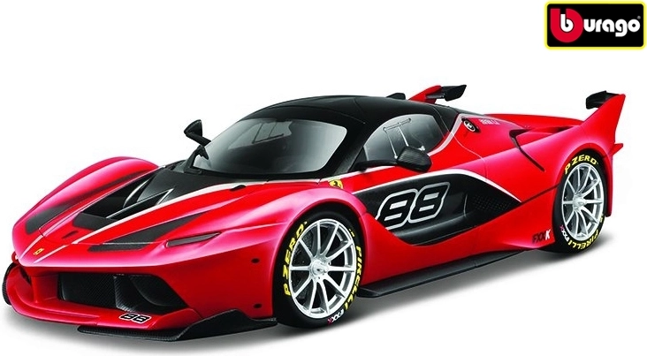 Fém Ferrari FXX K modell piros