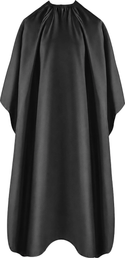 Fekete vízálló fodrász és barber köpeny 140 × 100 cm - 1 db