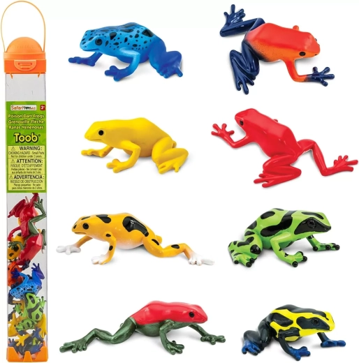 Safari Ltd. tubus mérgező békák (8 figura)
