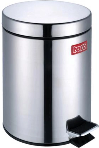 Rozsdamentes pedálos szemetes Toro 5 l