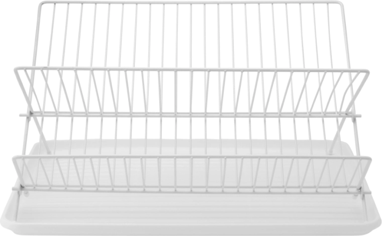 Összecsukható edényszárító csepegtetőtálcával