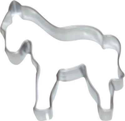 Rozsdamentes kekszformázó – ló (10 db-os készlet)