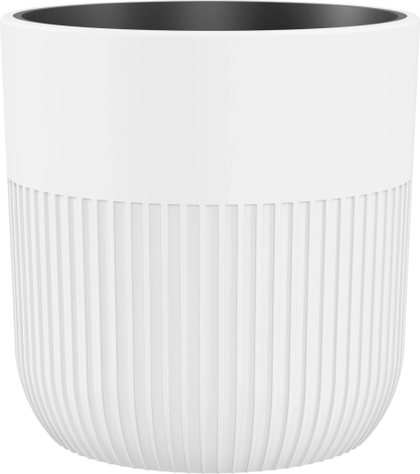 LUCA 40 fehér virágcserép betéttel