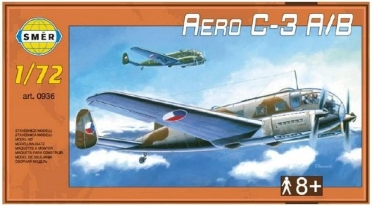 Aero C-3 A/B 1:72 modell repülő