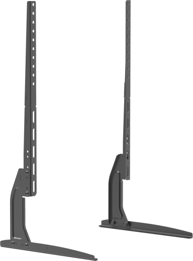 Univerzális asztali TV-állvány, fekete, 71 × 35 cm