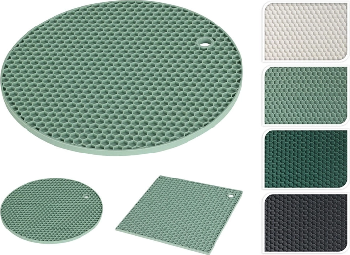Szilikon edényalátét – formák és színek mixe